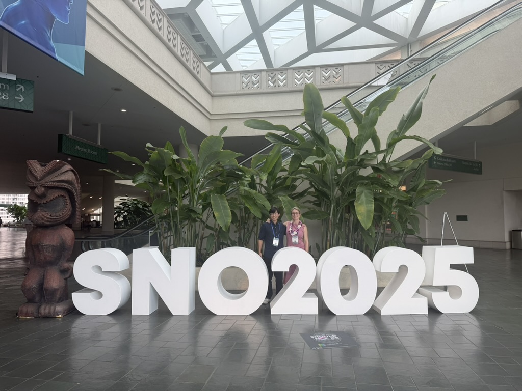 SNO 2025 sign.
